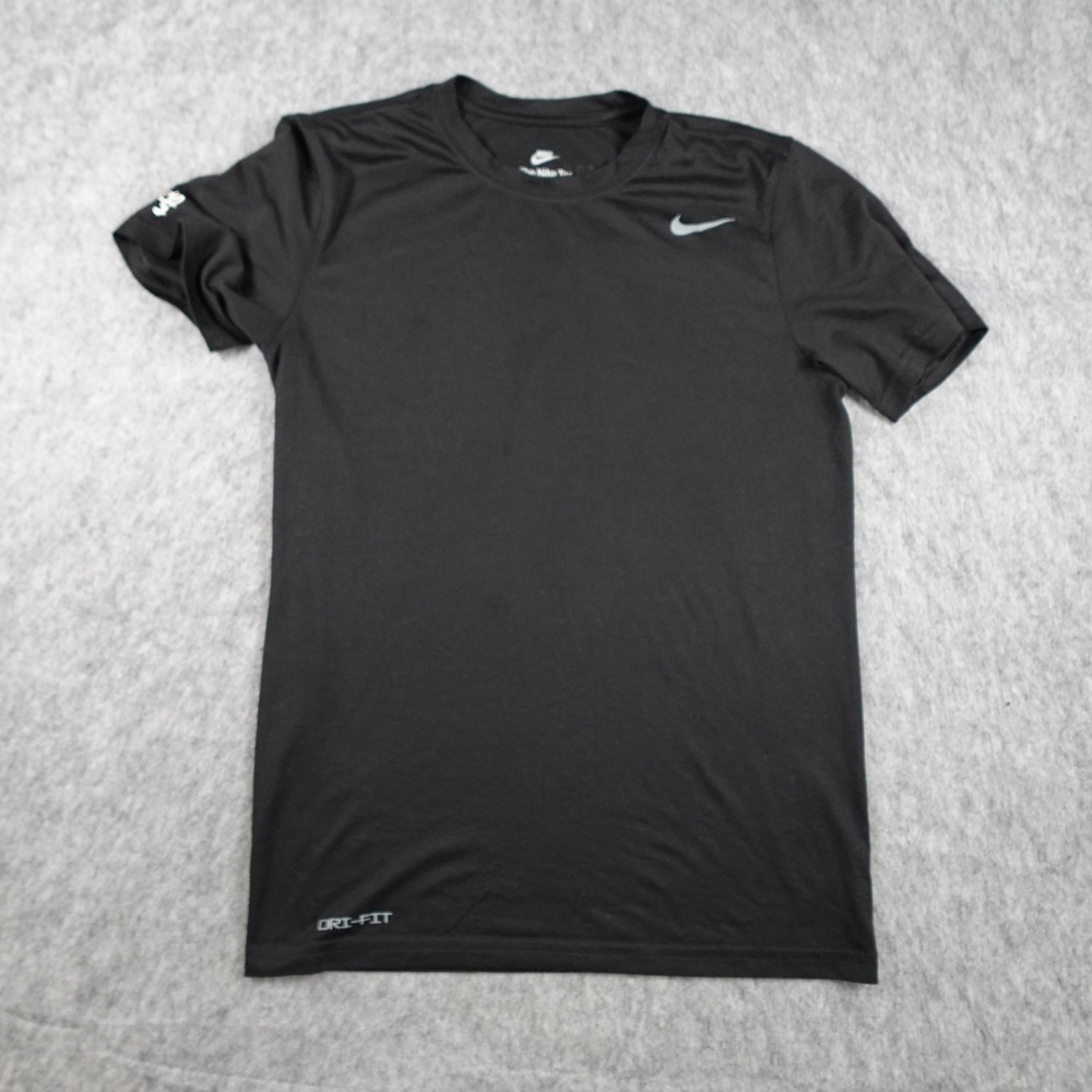 Nike Shirt Mens Small Black Legend Tee Dri Fit Short Sleeve Performance Active